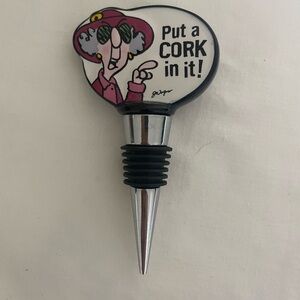 Vintage Maxine Wine Bottle Stopper